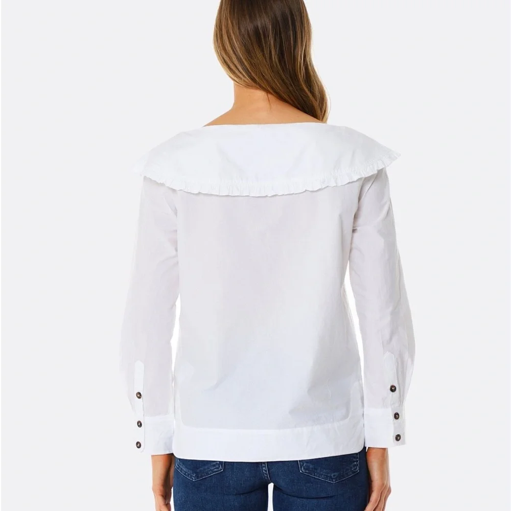 GANNI poplin cotton blouse - Picture 2 of 9
